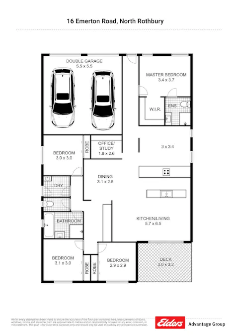 16 Emerton Street, North Rothbury, NSW, 2335 - Floorplan 1