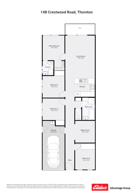 14b Crestwood Road, Thornton, NSW, 2322 - Floorplan 1