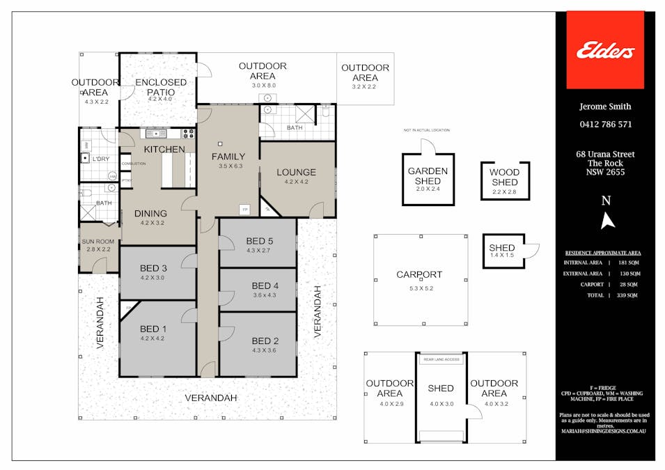 68 Urana Street, The Rock, NSW, 2655 - Floorplan 1
