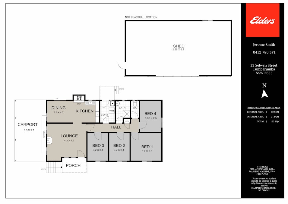 15 Selwyn Street, Tumbarumba, NSW, 2653 - Floorplan 1