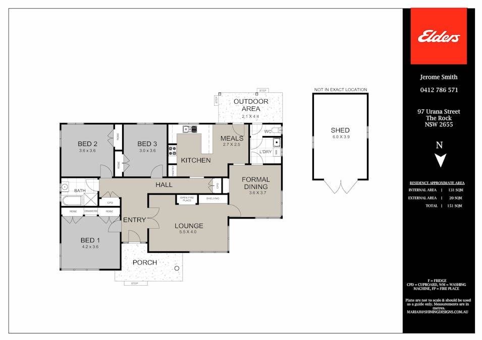 97 Urana Street, The Rock, NSW, 2655 - Floorplan 1