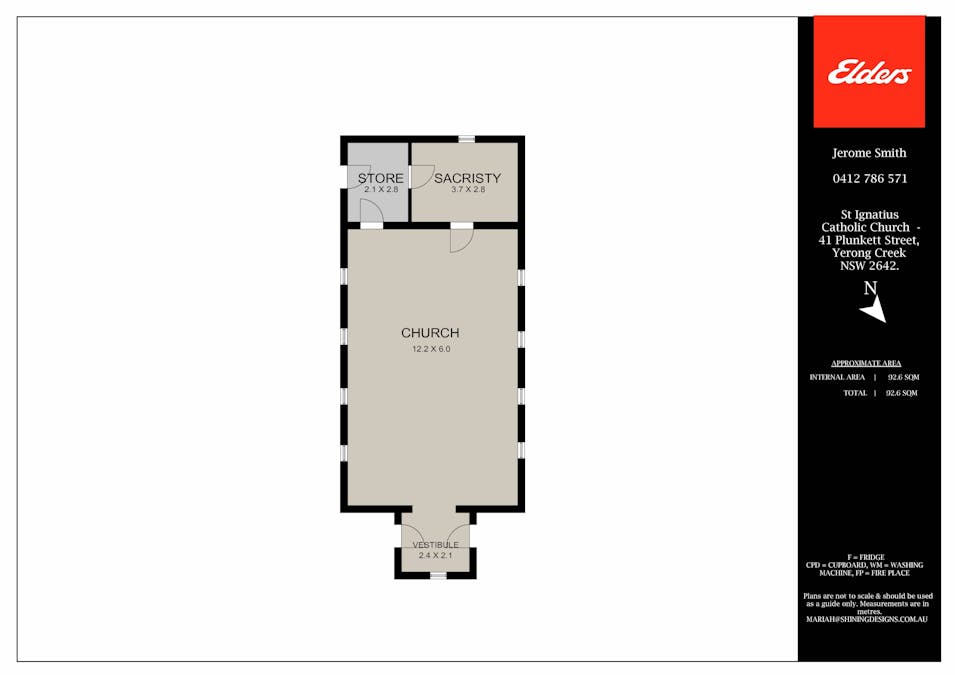 41 Plunkett Street, Yerong Creek, NSW, 2642 - Floorplan 1