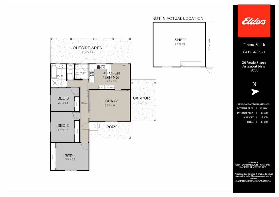 20  Veale Street, Ashmont, NSW, 2650 - Floorplan 1