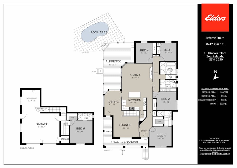 10 Kincora Place, Bourkelands, NSW, 2650 - Floorplan 1