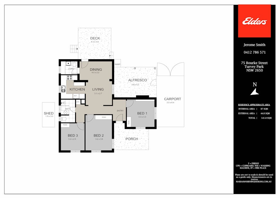 75 Bourke Street, Turvey Park, NSW, 2650 - Floorplan 1