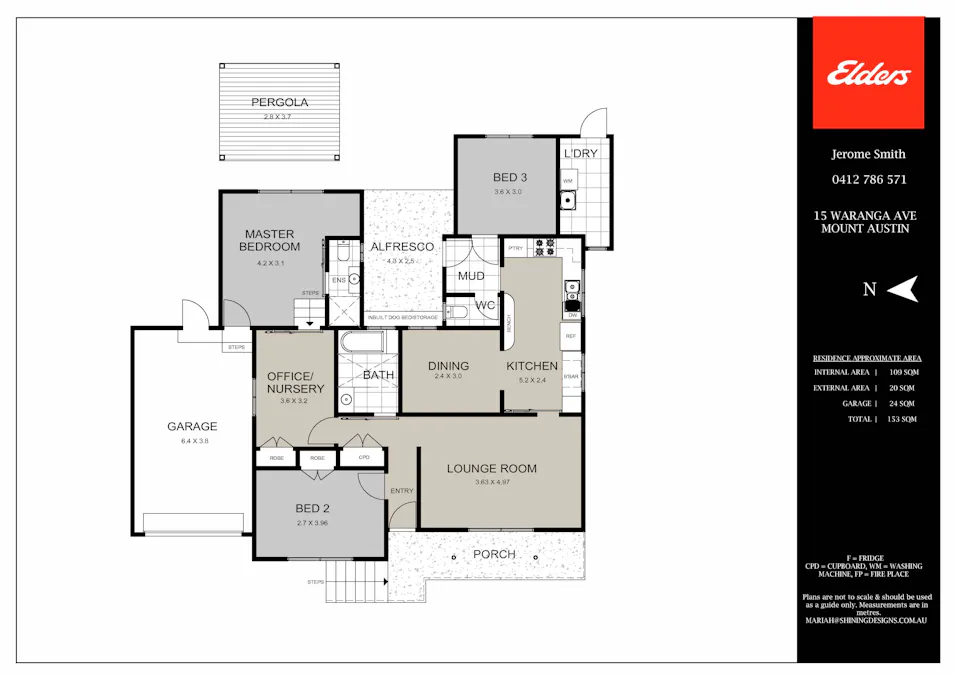 15 Waranga Avenue, Mount Austin, NSW, 2650 - Floorplan 1