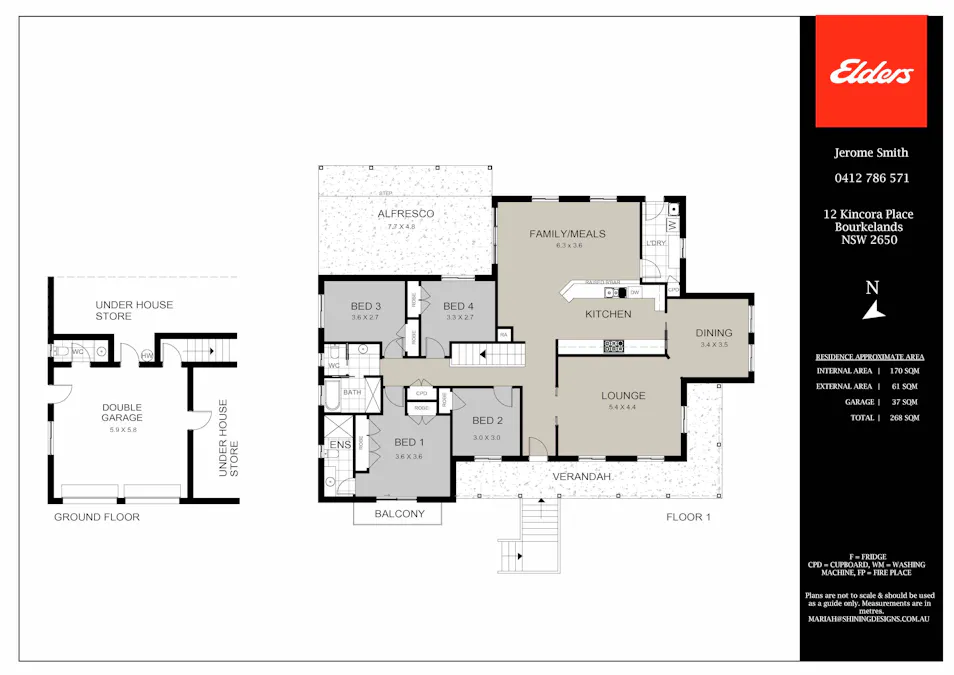 12  Kincora Place, Bourkelands, NSW, 2650 - Floorplan 1