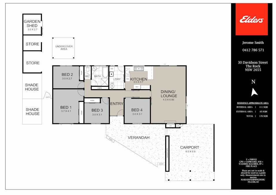 30  Davidson Street, The Rock, NSW, 2655 - Floorplan 1