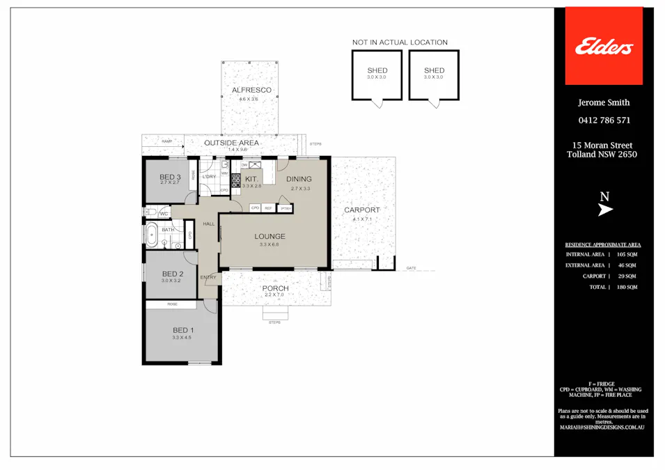 15 Moran Street, Tolland, NSW, 2650 - Floorplan 1