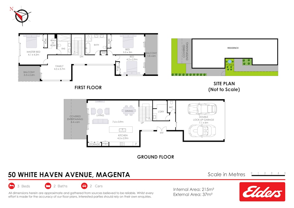 50 White Haven Avenue, Magenta, NSW, 2261 - Floorplan 1