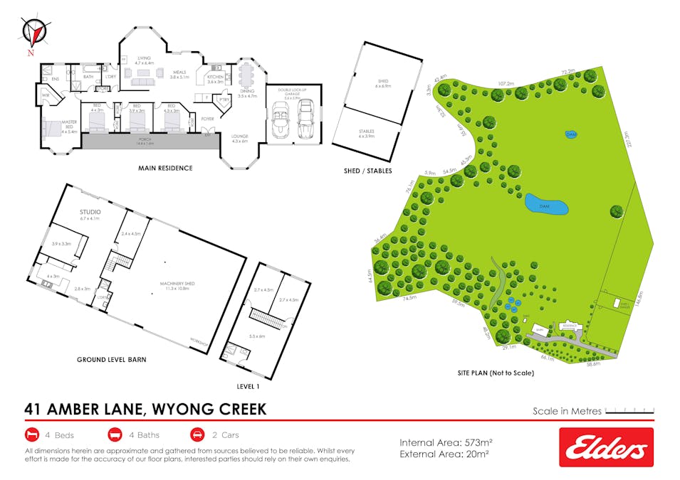 41 Amber Lane, Wyong Creek, NSW, 2259 - Floorplan 1