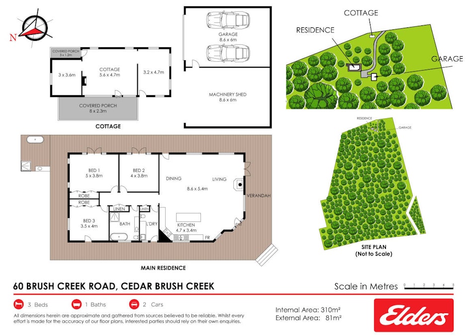 60 Brush Creek Road, Cedar Brush Creek, NSW, 2259 - Floorplan 1