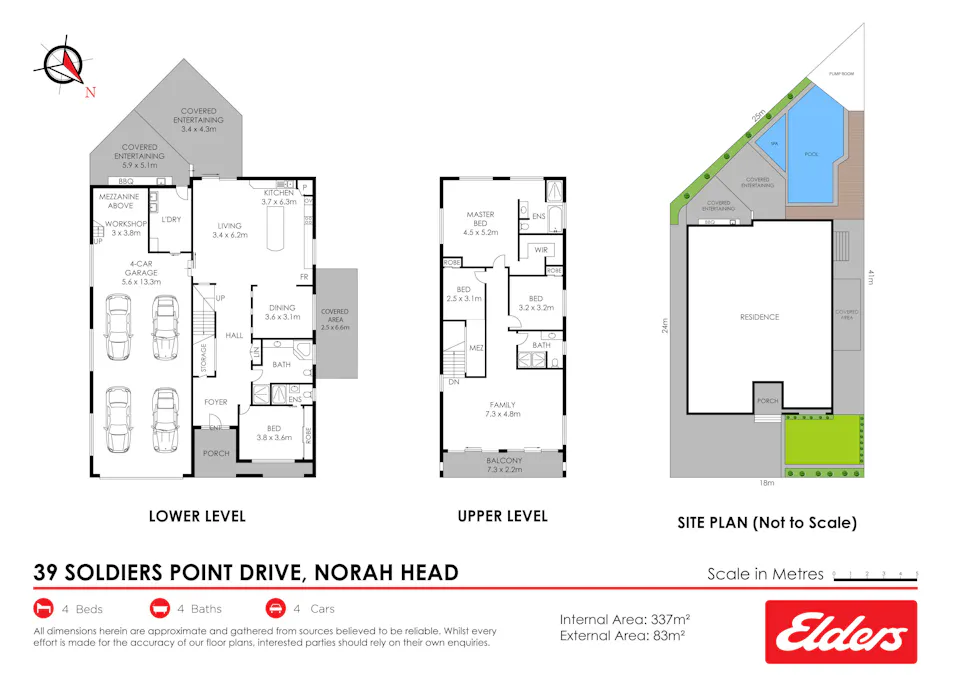 39 Soldiers Point Drive, Norah Head, NSW, 2263 - Floorplan 1