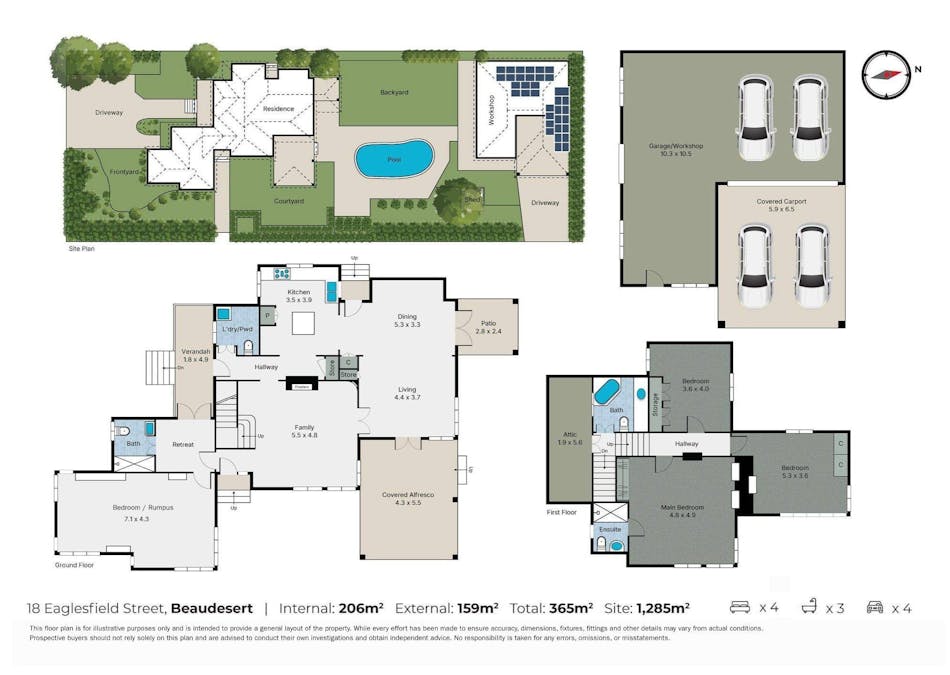 18 Eaglesfield Street, Beaudesert, QLD, 4285 - Floorplan 1