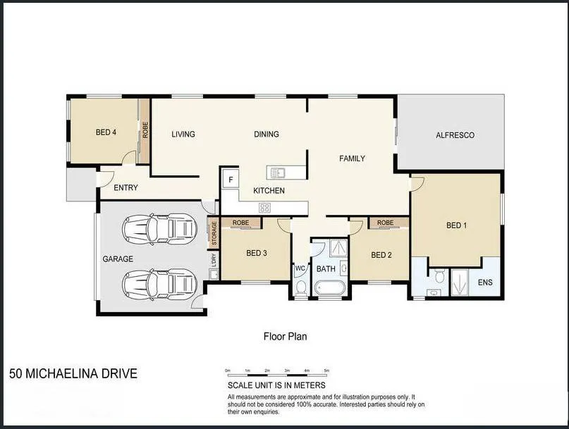 50 Michaelina Drive, Beaudesert, QLD, 4285 - Floorplan 1