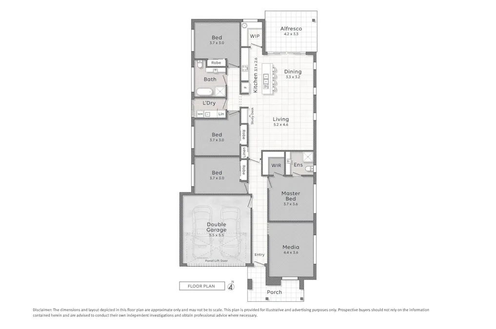 19 Jordan Street, Jimboomba, QLD, 4280 - Floorplan 1