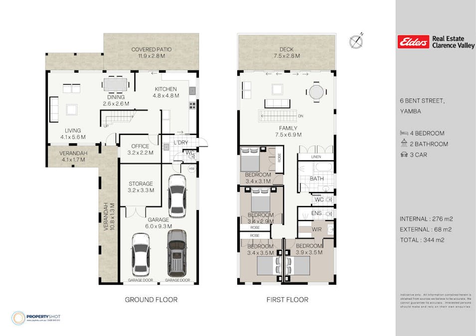 6 Bent Street, Yamba, NSW, 2464 - Floorplan 1