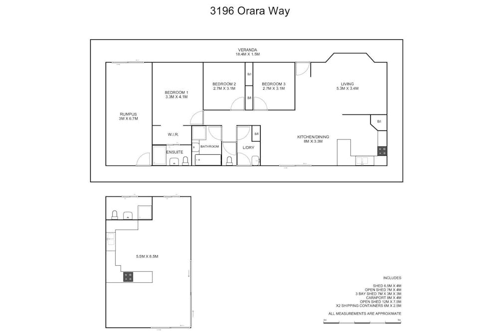 3196 Orara Way, Kremnos, NSW, 2460 - Floorplan 1