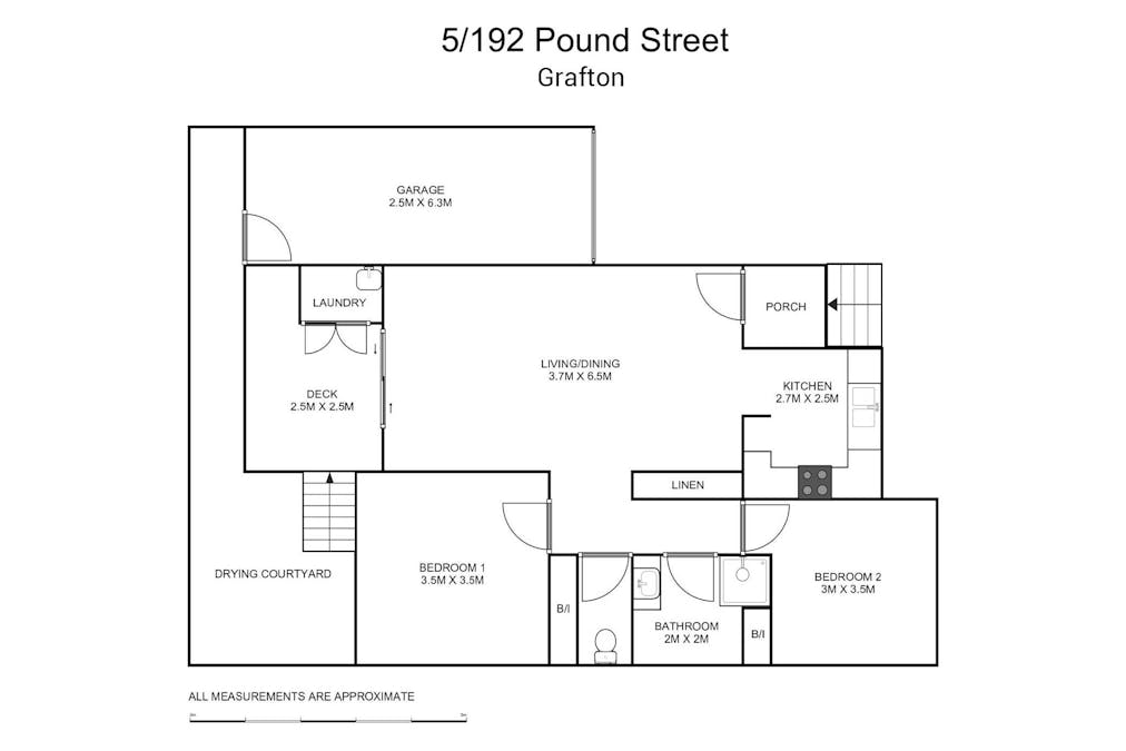 5/192 Pound Street, Grafton, NSW, 2460 - Floorplan 1