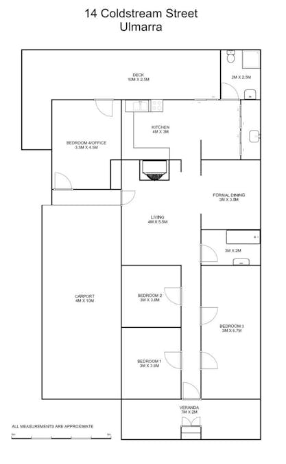 14 Coldstream Street, Ulmarra, NSW, 2462 - Floorplan 1