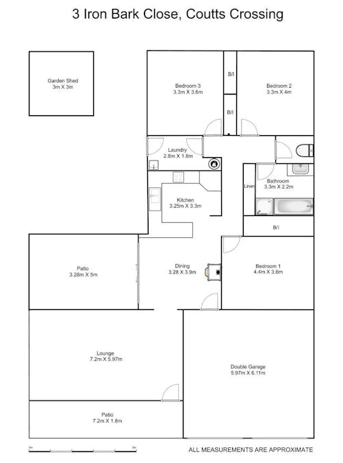 3 Ironbark Close, Coutts Crossing, NSW, 2460 - Floorplan 1