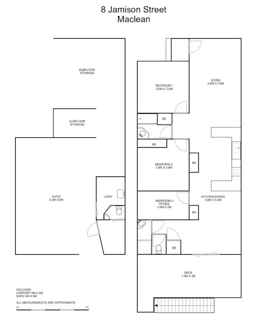 8 Jamison Street, Maclean, NSW, 2463 - Floorplan 1