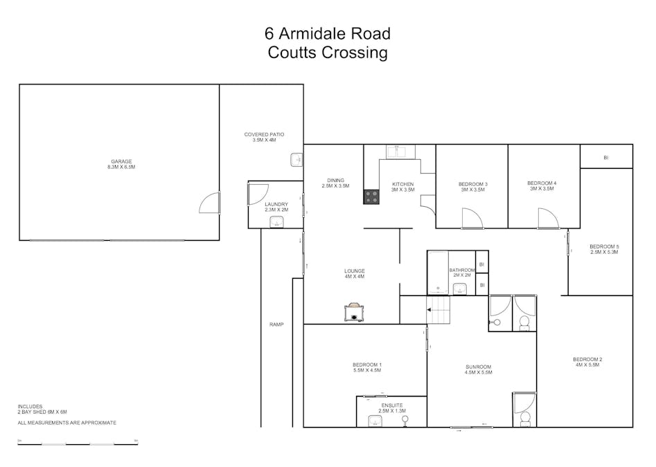 6 Armidale Road, Coutts Crossing, NSW, 2460 - Floorplan 1