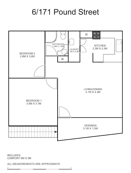6/171 Pound Street, Grafton, NSW, 2460 - Floorplan 1