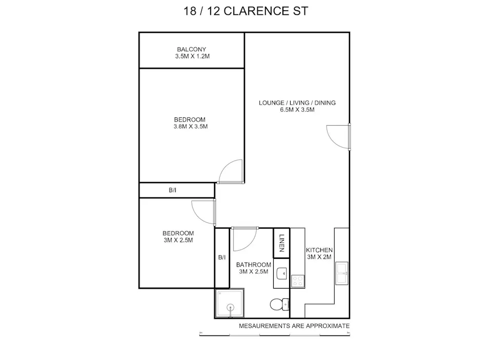 18/12 Clarence Street, Yamba, NSW, 2464 - Floorplan 1