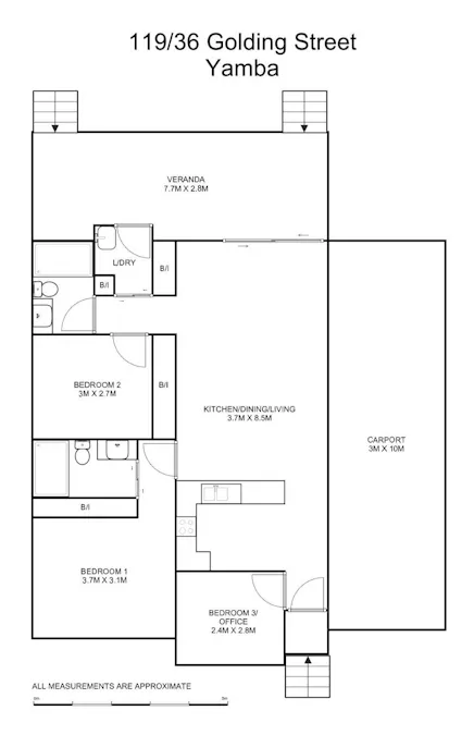 119/36 Golding Street, Yamba, NSW, 2464 - Floorplan 1