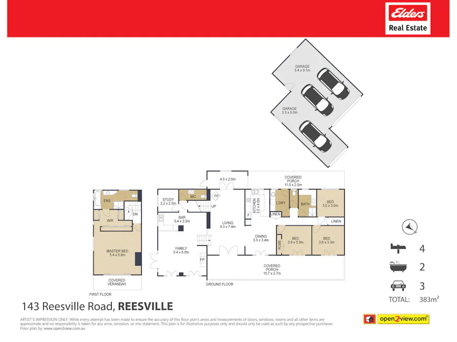 143 Reesville Road, Reesville, QLD, 4552 - Floorplan 1