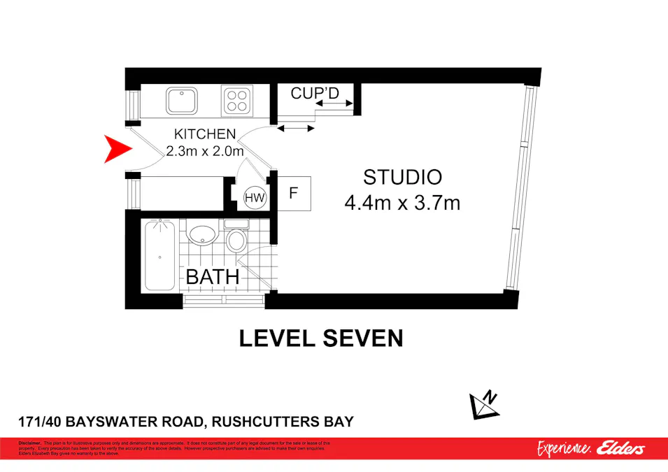 171/40 Bayswater Road, Rushcutters Bay, NSW, 2011 - Floorplan 1