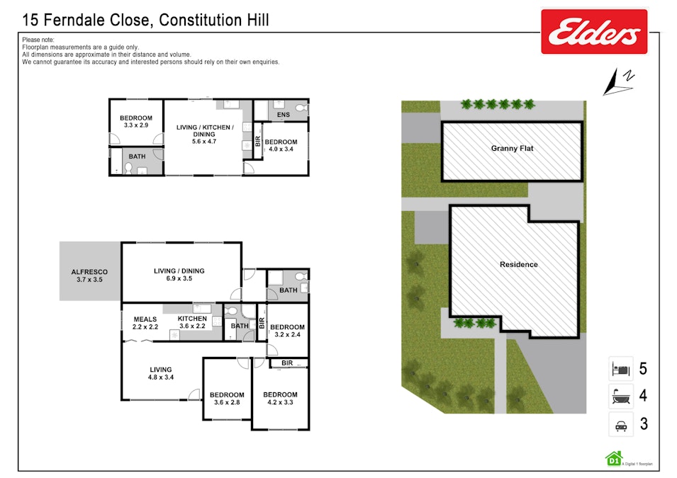 15 & 15A Ferndale Close, Constitution Hill, NSW, 2145 - Floorplan 1