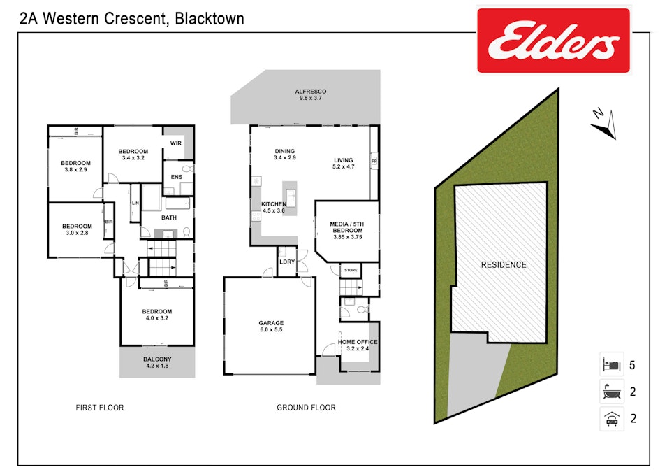 2a Western Crescent, Blacktown, NSW, 2148 - Floorplan 1