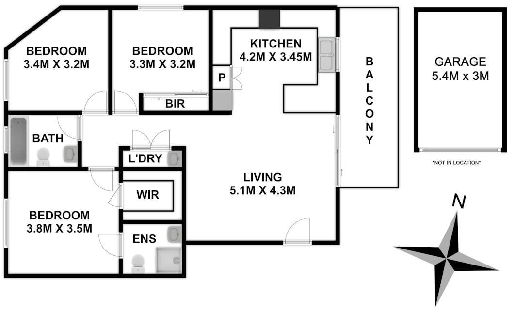 8/25 Portico Parade, Toongabbie, NSW, 2146 - Floorplan 1