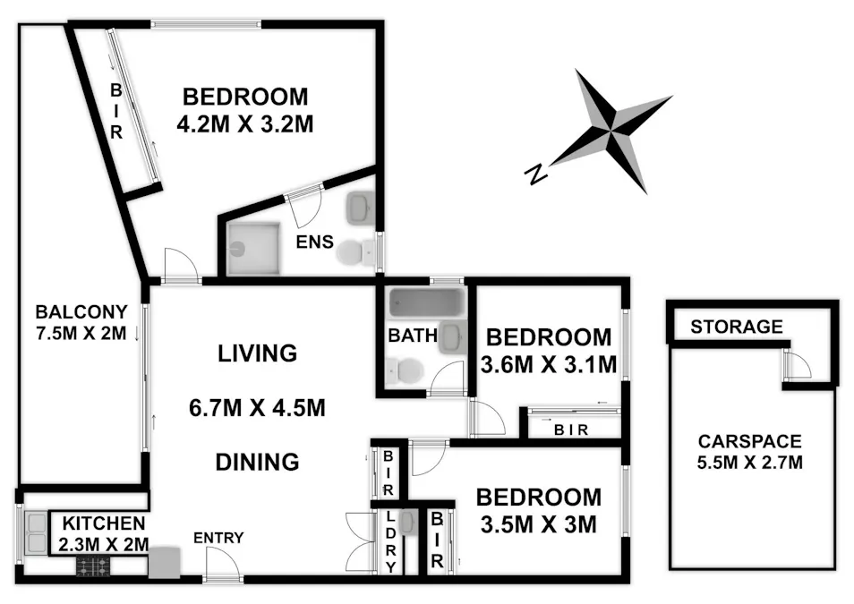3/4-6 Junia Avenue, Toongabbie, NSW, 2146 - Floorplan 1