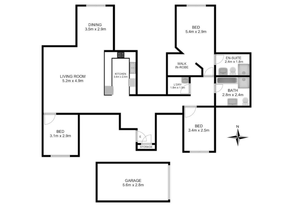 48/505-507 Wentworth Avenue, Toongabbie, NSW, 2146 - Floorplan 1