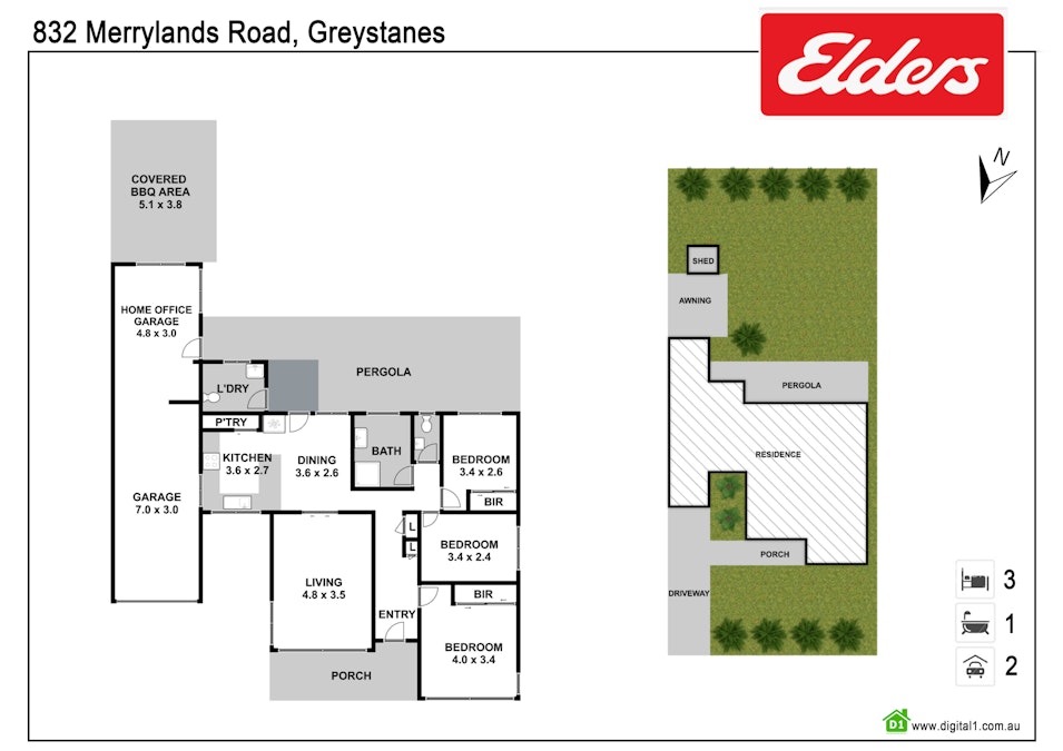 832 Merrylands Road, Greystanes, NSW, 2145 - Floorplan 1