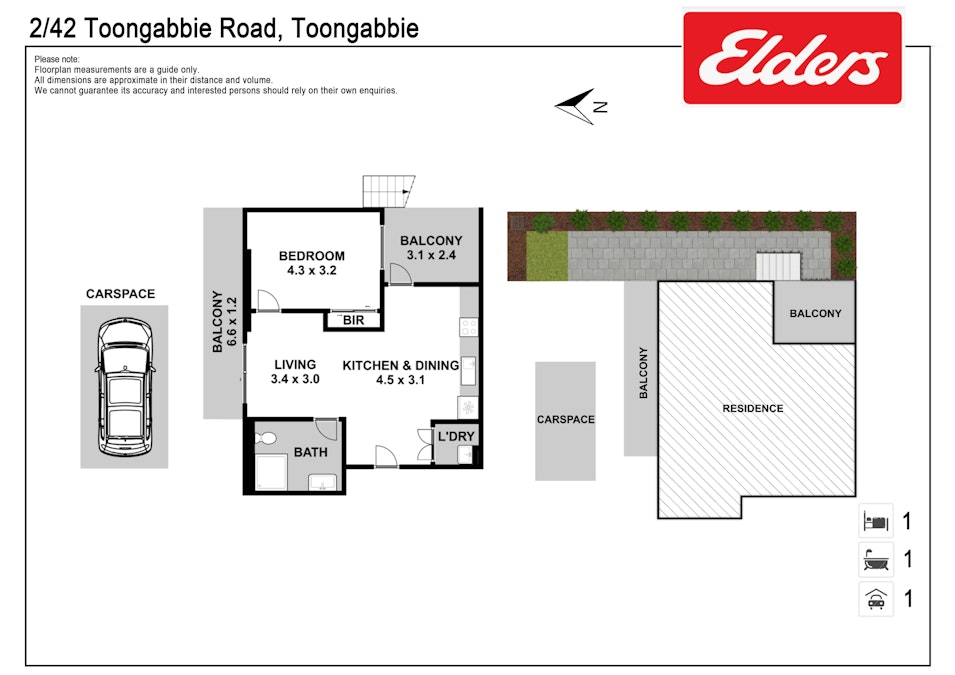 2/42 Toongabbie Road, Toongabbie, NSW, 2146 - Floorplan 1