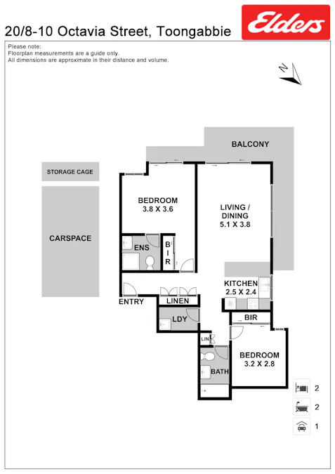 20/8-10 Octavia Street, Toongabbie, NSW, 2146 - Floorplan 1