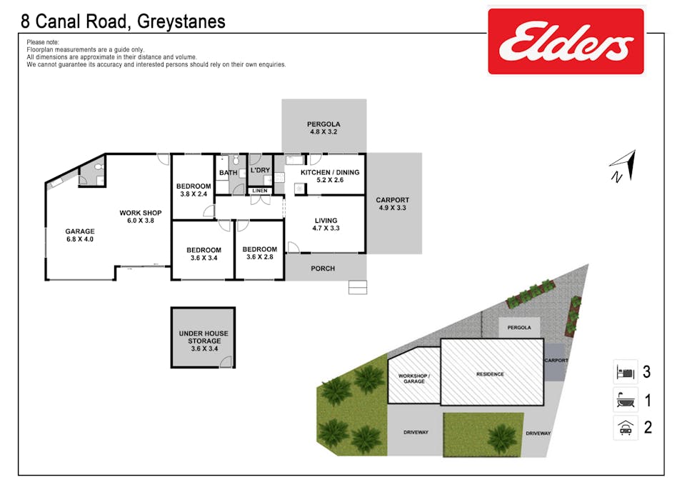 8 Canal Road, Greystanes, NSW, 2145 - Floorplan 1