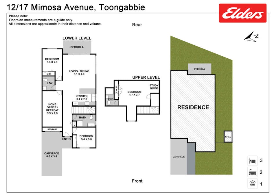 12/17 Mimosa Avenue, Toongabbie, NSW, 2146 - Floorplan 1