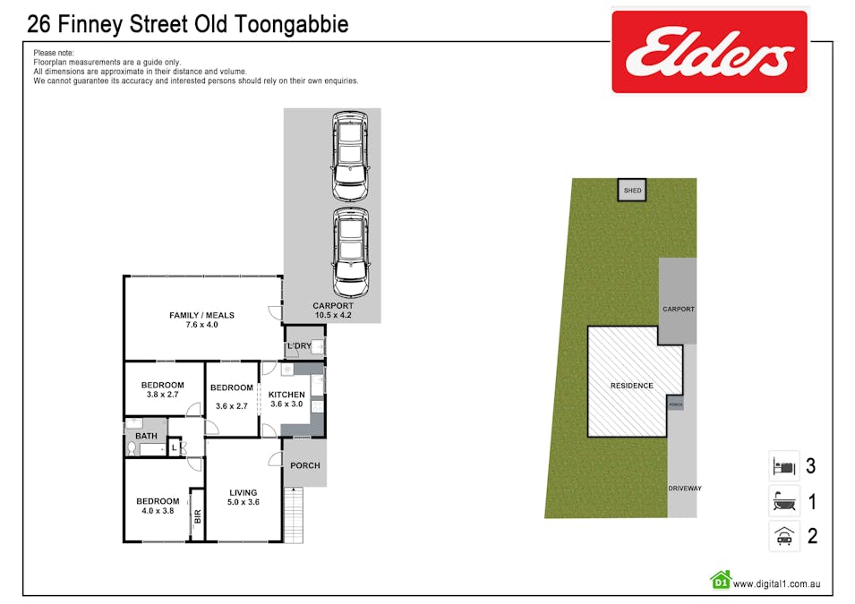 26 Finney Street, Old Toongabbie, NSW, 2146 - Floorplan 1
