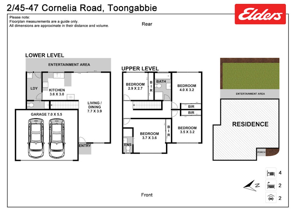 2/45-47 Cornelia Road, Toongabbie, NSW, 2146 - Floorplan 1