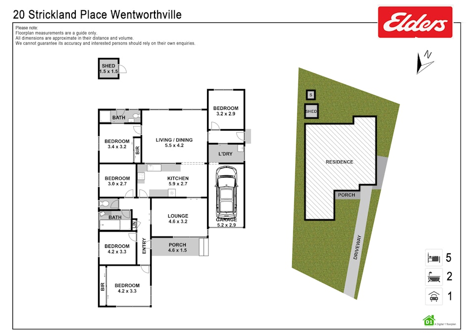 20 Strickland Place, Wentworthville, NSW, 2145 - Floorplan 1