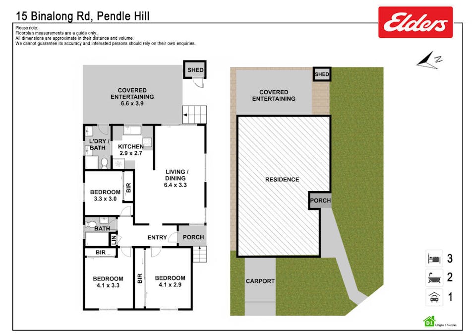 15 Binalong Road, Pendle Hill, NSW, 2145 - Floorplan 1