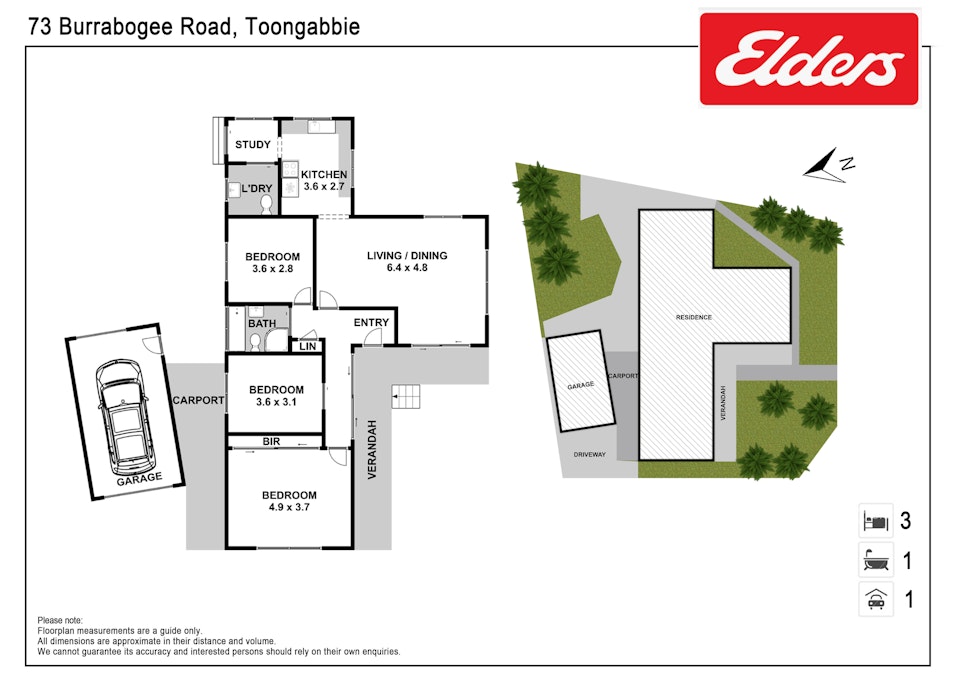 73 Burrabogee Road, Toongabbie, NSW, 2146 - Floorplan 1