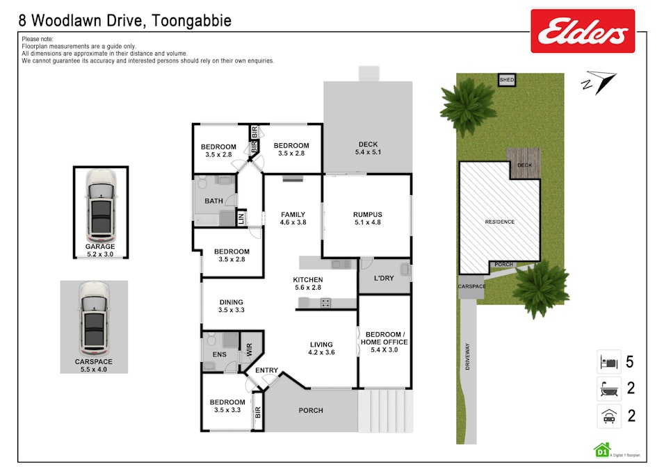 8 Woodlawn Drive, Toongabbie, NSW, 2146 - Floorplan 1