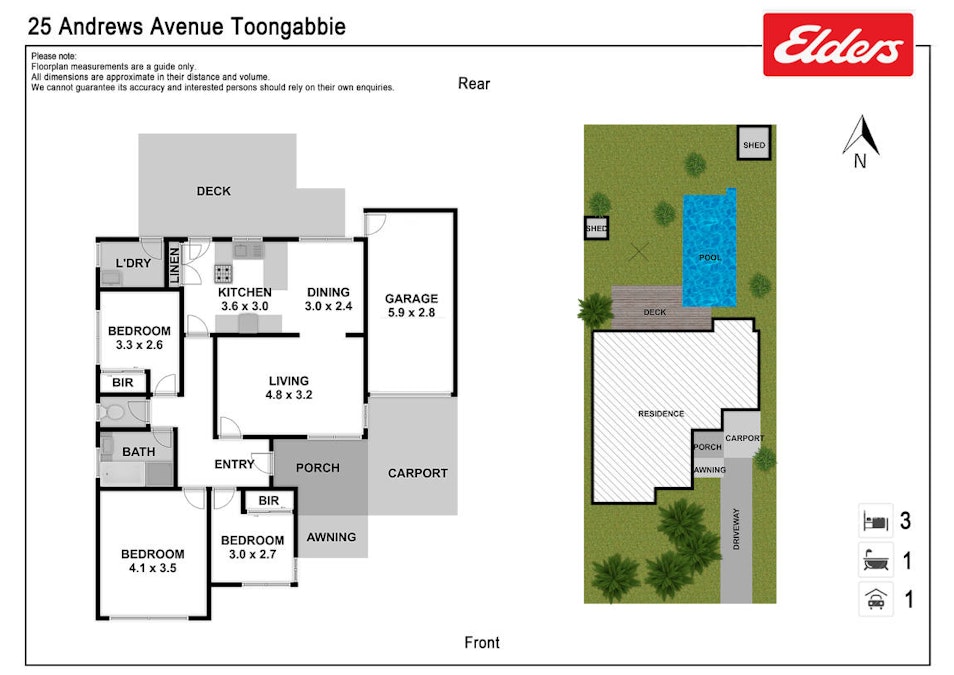 25 Andrews Avenue, Toongabbie, NSW, 2146 - Floorplan 1