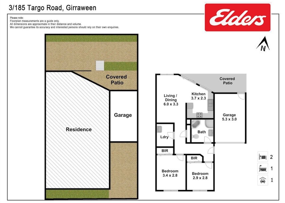 3/185 Targo Road, Girraween, NSW, 2145 - Floorplan 1